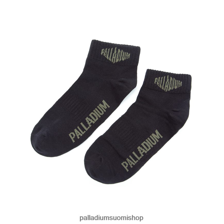 duskygrn/starwht/blk sukat Palladium sukupuolineutraali 82TR28339 perus lock sukkapakkaus