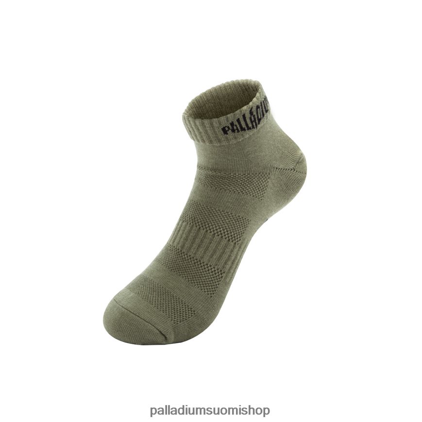 duskygrn/starwht/blk sukat Palladium sukupuolineutraali 82TR28339 perus lock sukkapakkaus