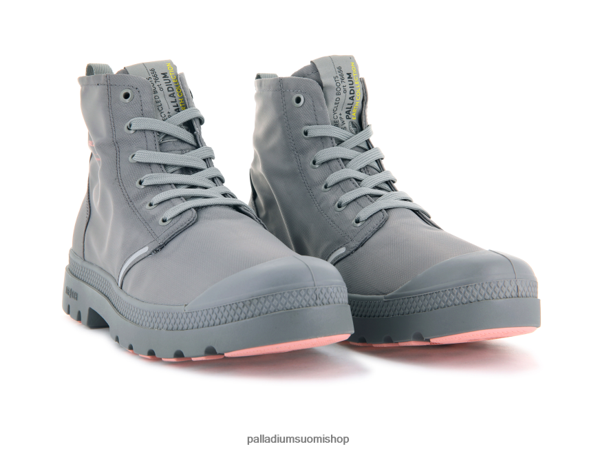 harmaa flanelli saappaat Palladium sukupuolineutraali 82TR28123 pampa liteplus kierrättää wpplus