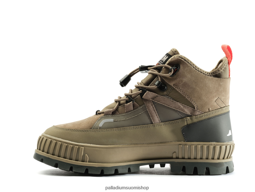 hämärän vihreä kenkiä Palladium sukupuolineutraali 82TR28130 pallashock travel wpplus