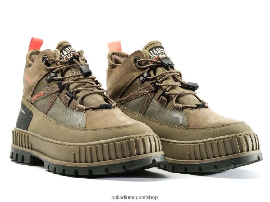 hämärän vihreä kenkiä Palladium sukupuolineutraali 82TR28130 pallashock travel wpplus