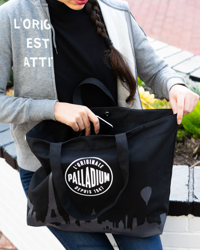 musta/harmaa laukut Palladium sukupuolineutraali 82TR28330 Pariisin laukku