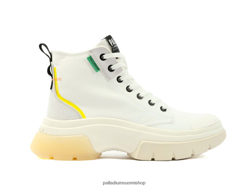 tähti valkoinen kenkiä Palladium naiset 82TR28285 pallawave mid metro