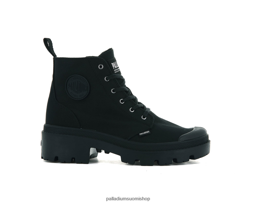 musta saappaat Palladium naiset 82TR28261 pallabase twill