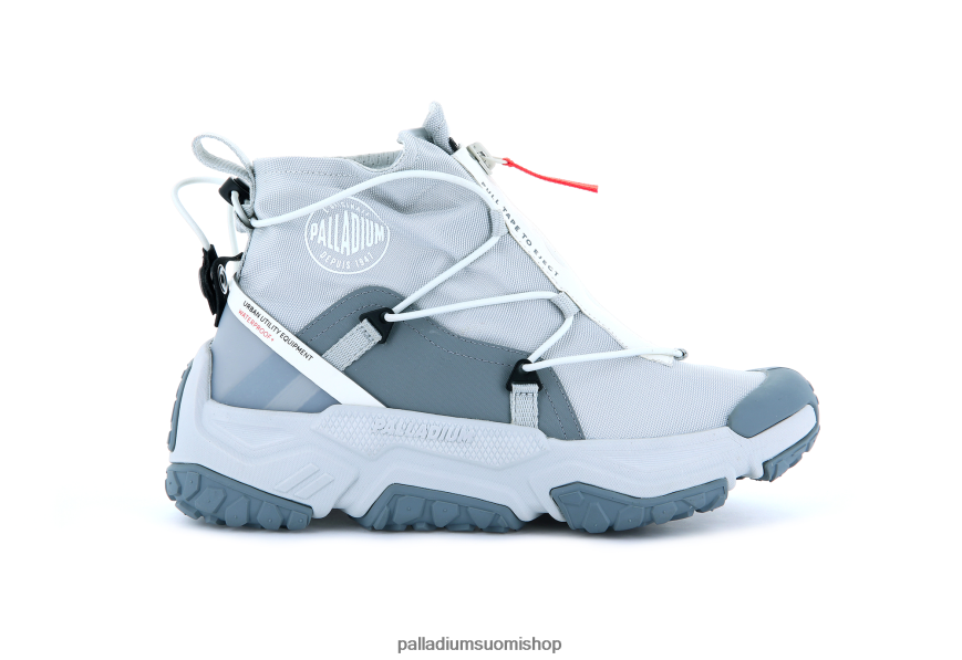 jäätikön harmaa kenkiä Palladium sukupuolineutraali 82TR28181 off-grid hi zip vedenpitävä plus