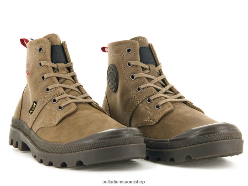luun ruskea saappaat Palladium sukupuolineutraali 82TR2826 pallabrousse 75 nahka