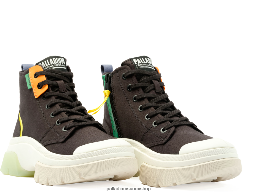 musta kenkiä Palladium naiset 82TR28282 pallawave mid metro
