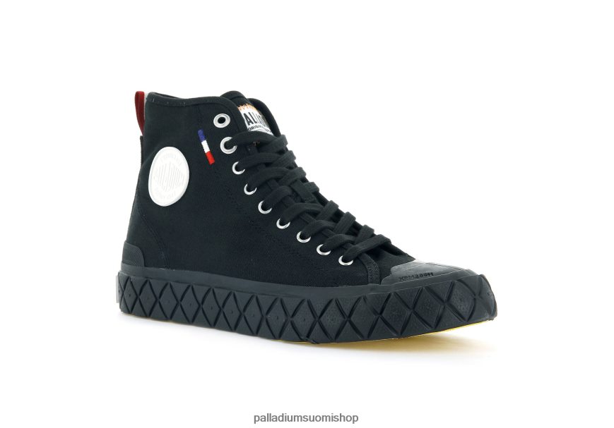 musta kenkiä Palladium sukupuolineutraali 82TR28150 palla ace canvas mid