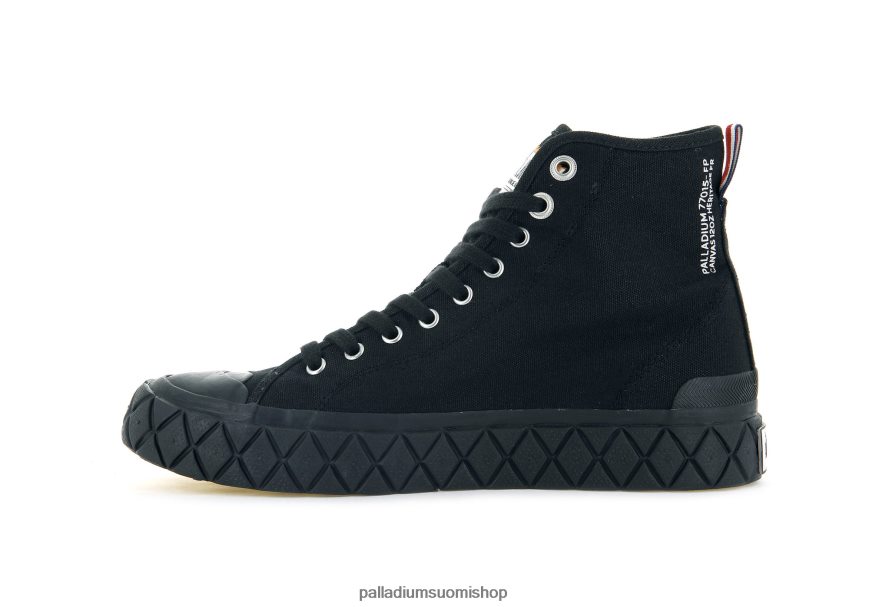musta kenkiä Palladium sukupuolineutraali 82TR28150 palla ace canvas mid