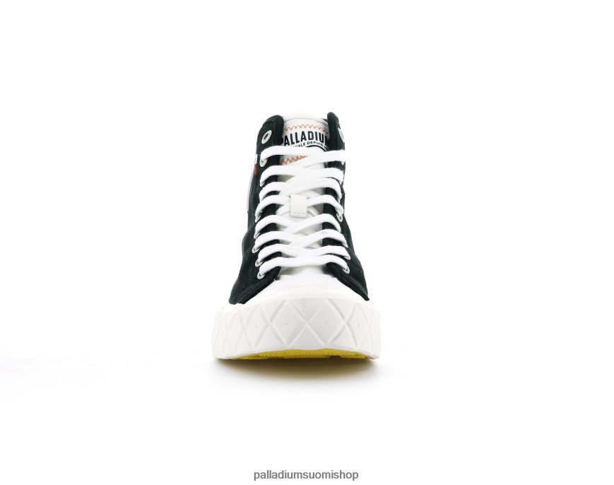 musta kenkiä Palladium sukupuolineutraali 82TR28152 palla ace canvas mid