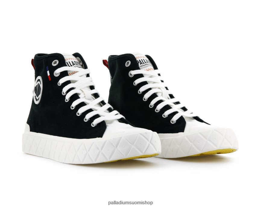musta kenkiä Palladium sukupuolineutraali 82TR28152 palla ace canvas mid