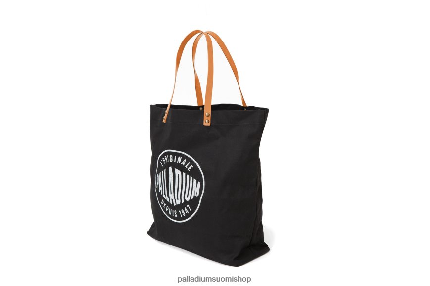 musta laukut Palladium sukupuolineutraali 82TR28327 pyöreä logollinen laukku