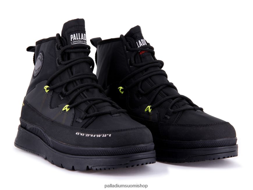 musta saappaat Palladium miehet 82TR2831 pallasider travel waterproofplus