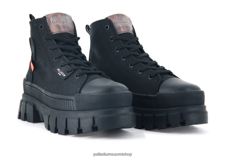 musta saappaat Palladium naiset 82TR28248 kapina hei tx