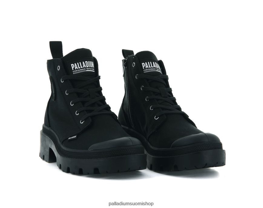 musta saappaat Palladium naiset 82TR28261 pallabase twill