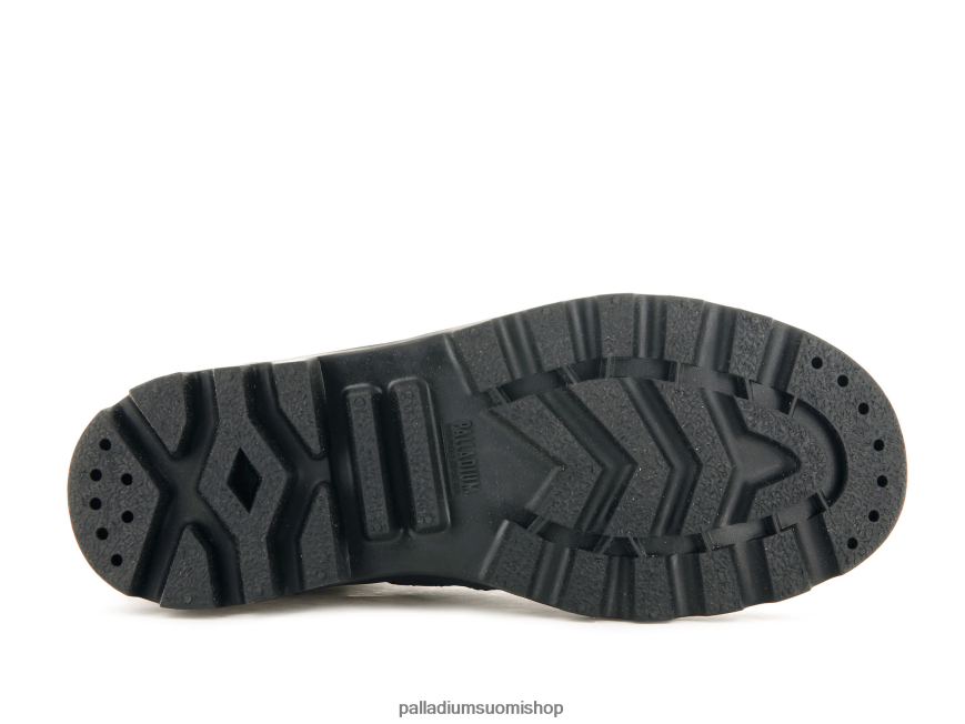 musta saappaat Palladium sukupuolineutraali 82TR2823 pallabrousse 75 nahka