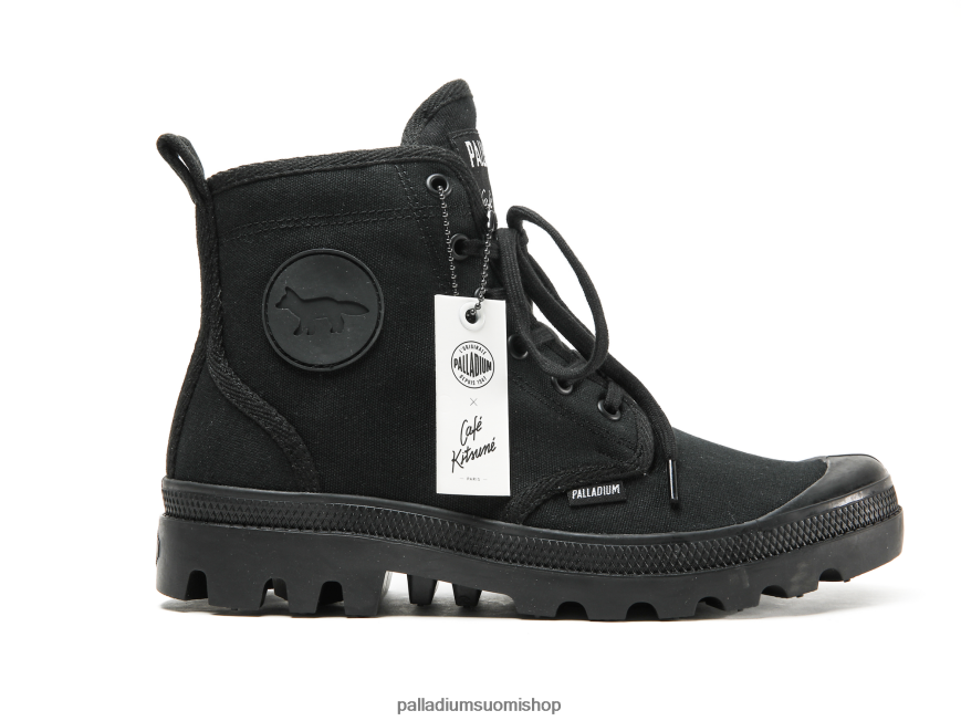 musta saappaat Palladium sukupuolineutraali 82TR2827 pallabrousse x kitsune