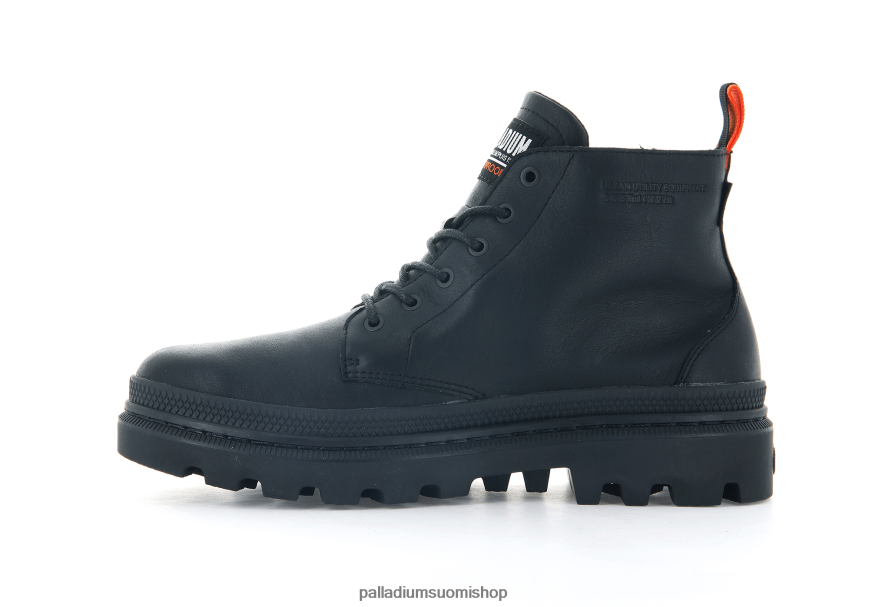 musta saappaat Palladium sukupuolineutraali 82TR2876 pallatrooper hi-2