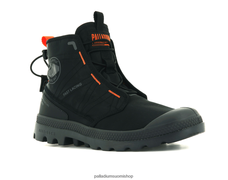 musta saappaat Palladium sukupuolineutraali 82TR2894 pampa travel lite