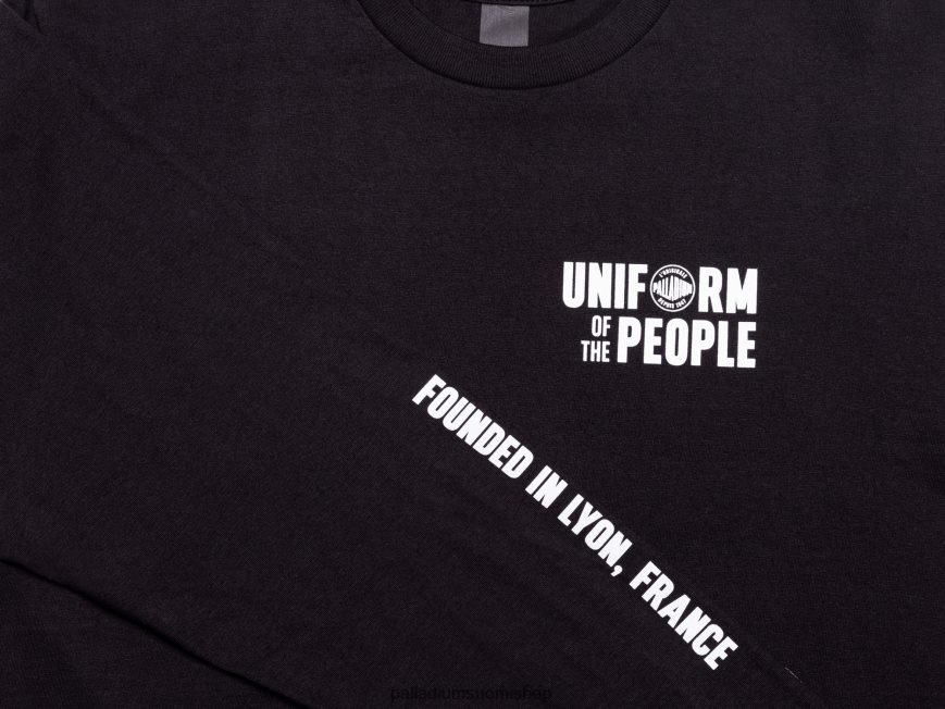 musta vaatteet Palladium lapset 82TR28345 uop pitkä slv t-paita