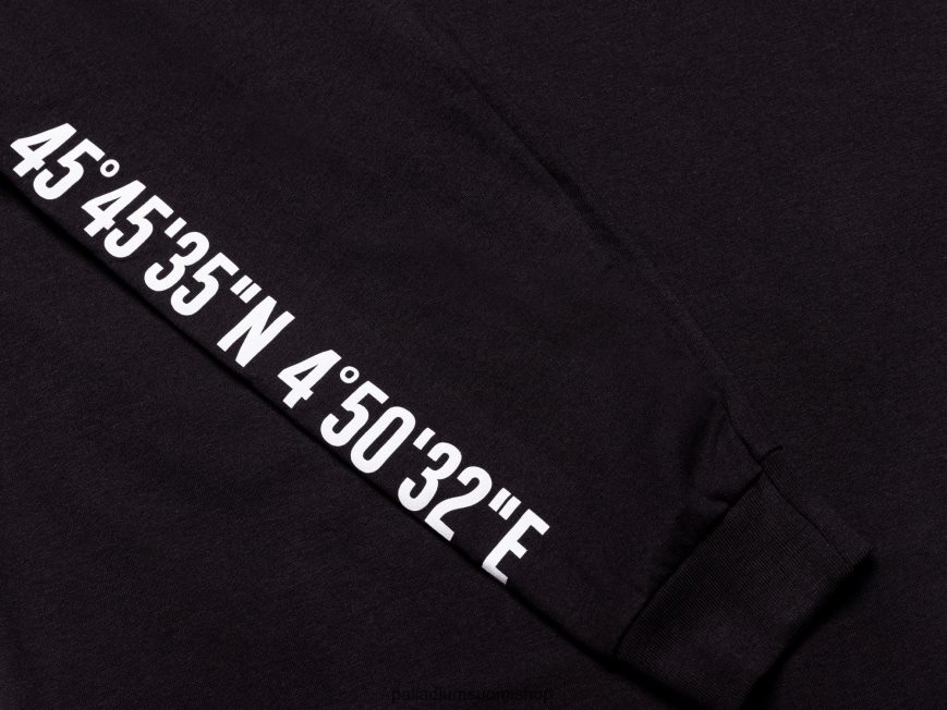 musta vaatteet Palladium lapset 82TR28345 uop pitkä slv t-paita