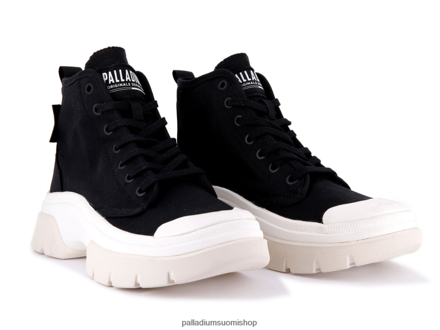 musta/vaahtokarkki kenkiä Palladium naiset 82TR28294 pallawave