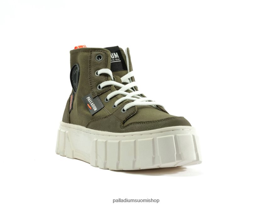 oliivi yö kenkiä Palladium naiset 82TR28283 pallatower hei