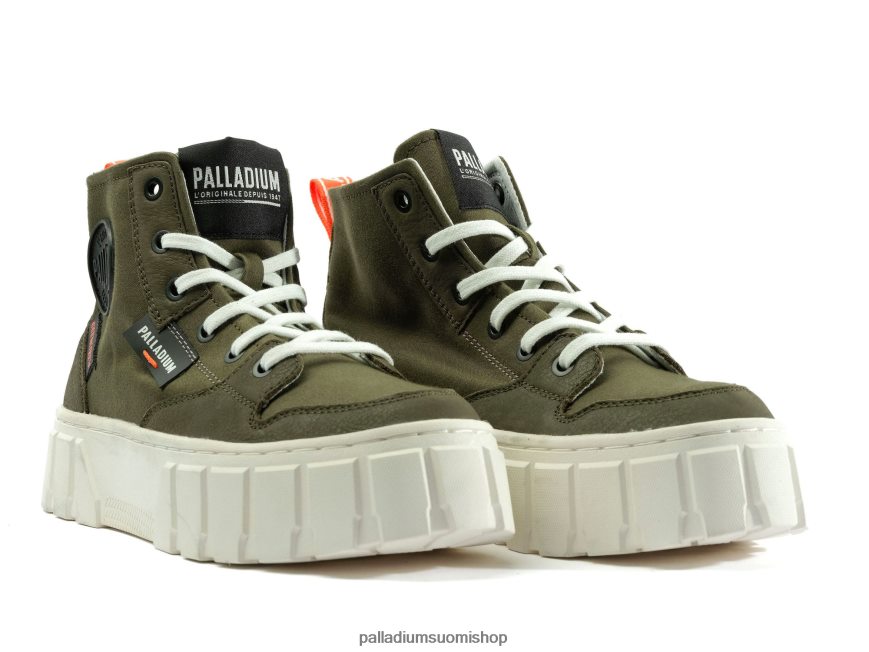 oliivi yö kenkiä Palladium naiset 82TR28283 pallatower hei