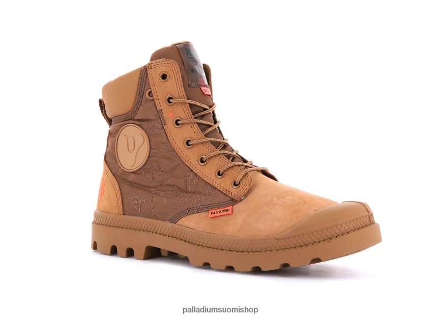 rakas ruskea saappaat Palladium sukupuolineutraali 82TR2871 pampa x destiny vedenpitävä