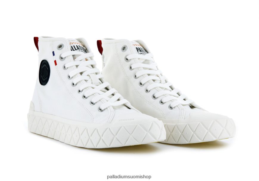 tähti valkoinen kenkiä Palladium sukupuolineutraali 82TR28151 palla ace canvas mid