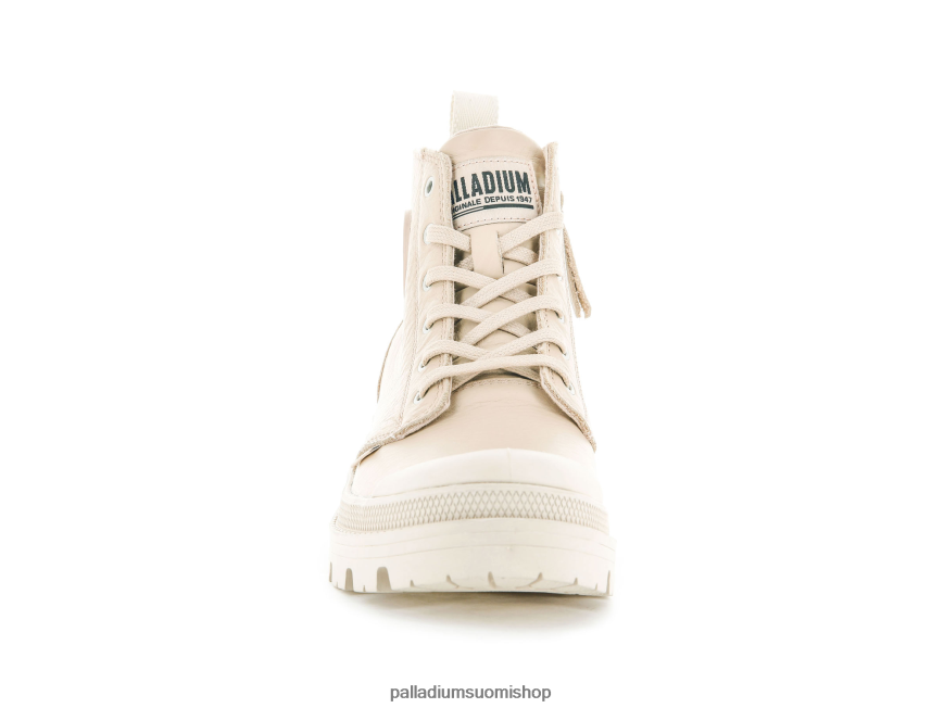 vaalea khaki saappaat Palladium naiset 82TR28277 pallabase nahkaa
