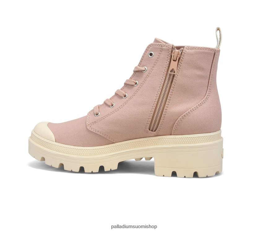 vaaleanpunainen saappaat Palladium naiset 82TR28278 pallabase twill