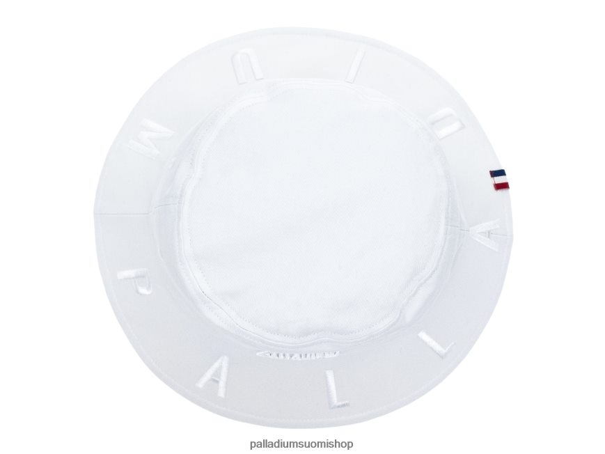 valkoinen hatut Palladium sukupuolineutraali 82TR28332 logollinen ämpärihattu