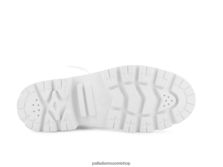 valkoinen musta saappaat Palladium naiset 82TR28224 pallabase nahkaa