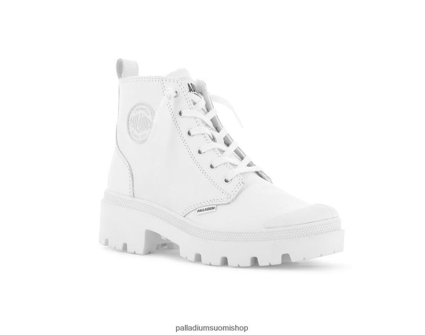 valkoinen saappaat Palladium naiset 82TR28262 pallabase nahkaa