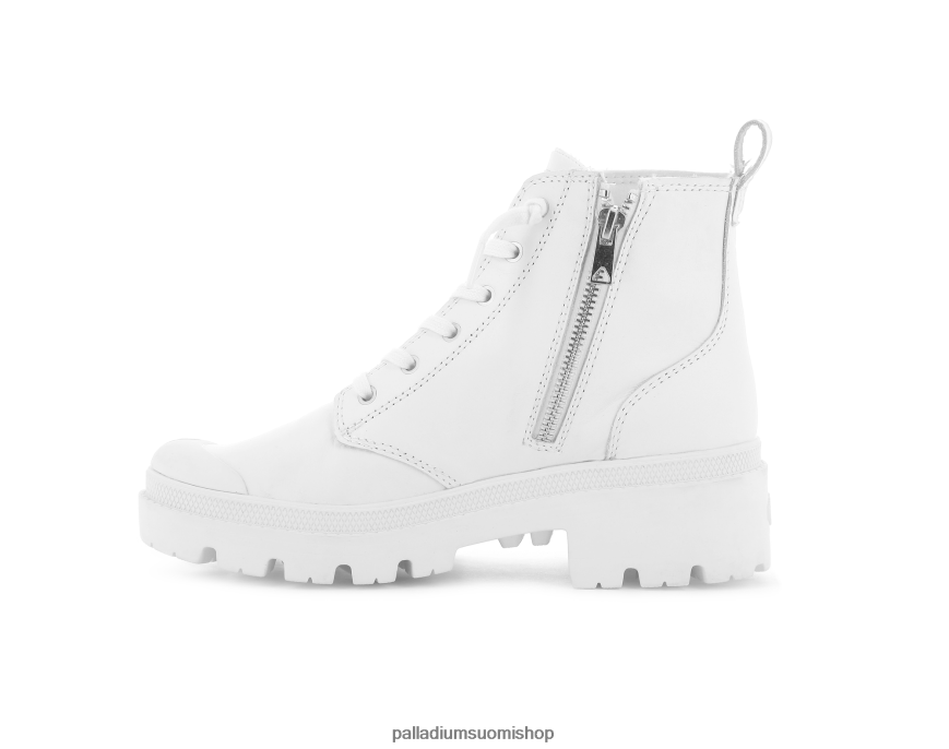 valkoinen saappaat Palladium naiset 82TR28262 pallabase nahkaa