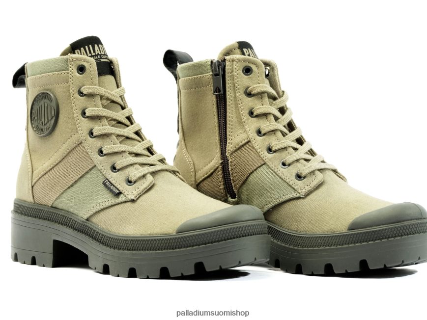 vetiver saappaat Palladium naiset 82TR28216 pallabase hei armeija
